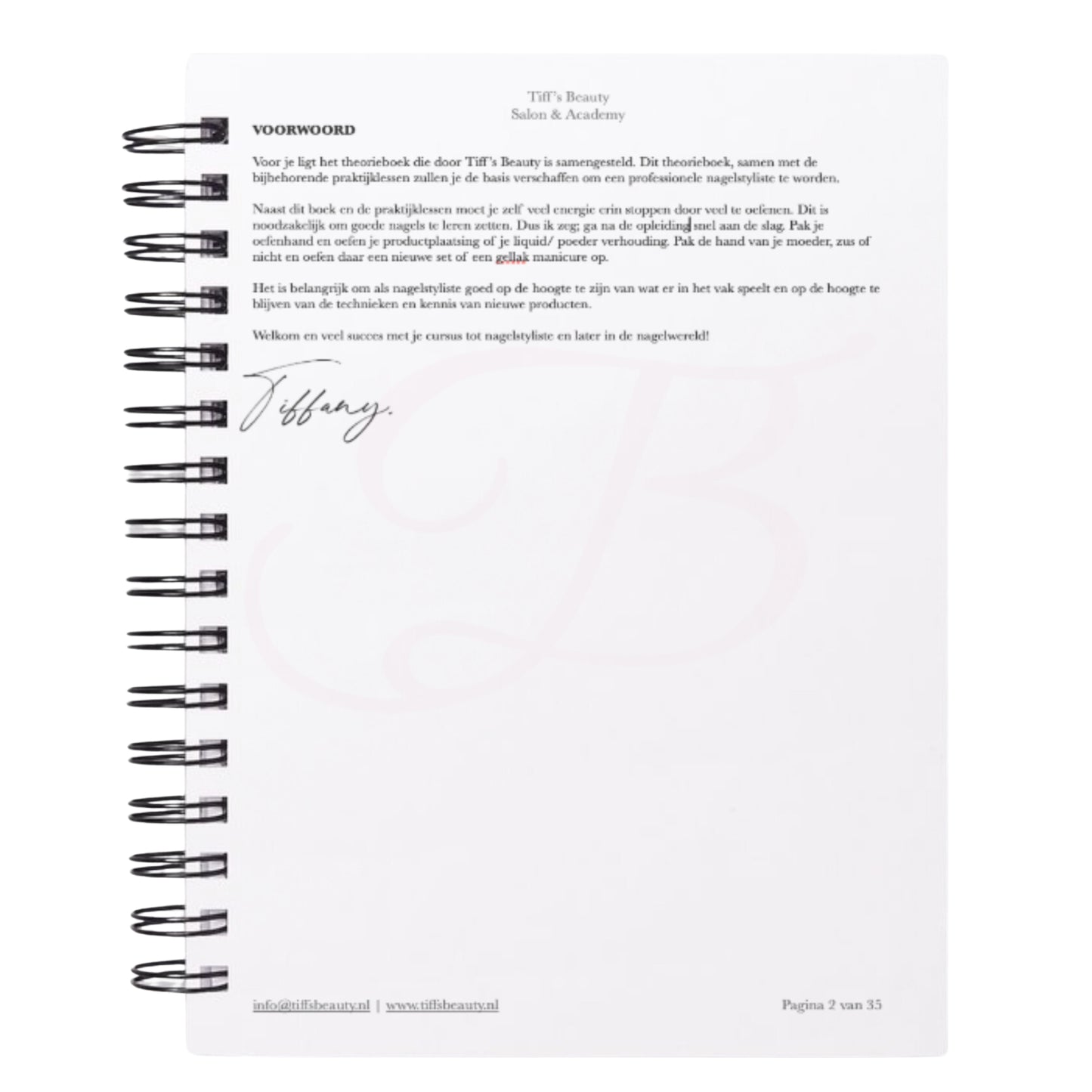 Theorieboek Basis Acryl/ Acrylgel