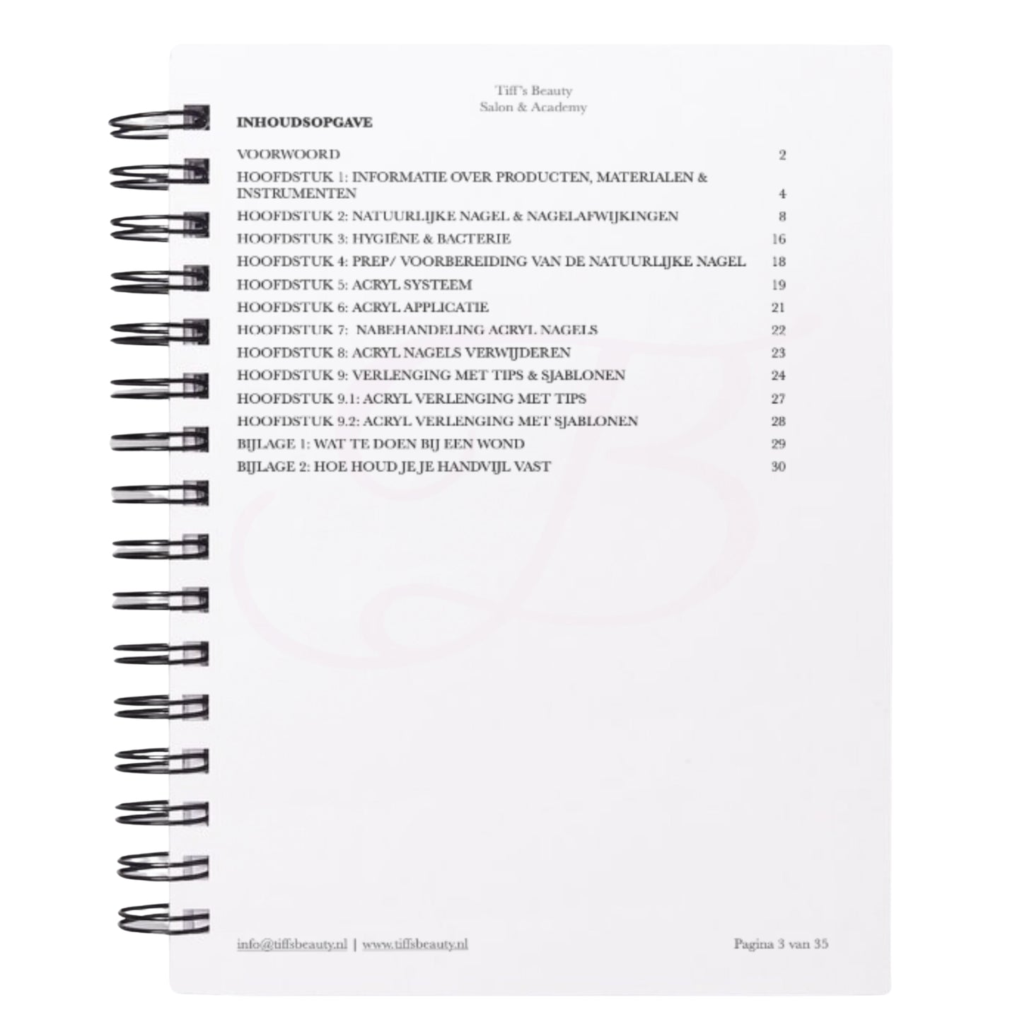 Theorieboek Basis Acryl/ Acrylgel
